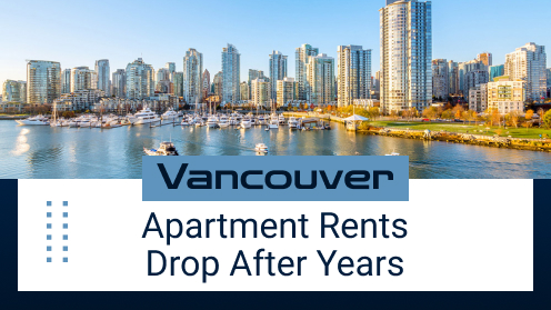 Vancouver Apartment Rents See First Dip in Years