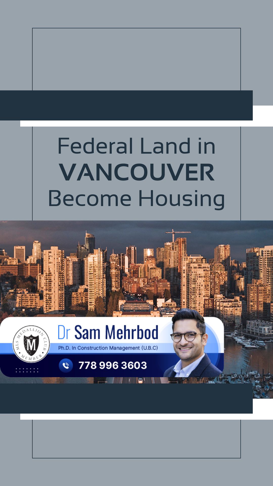 Federal Land in Metro Vancouver to Become Housing