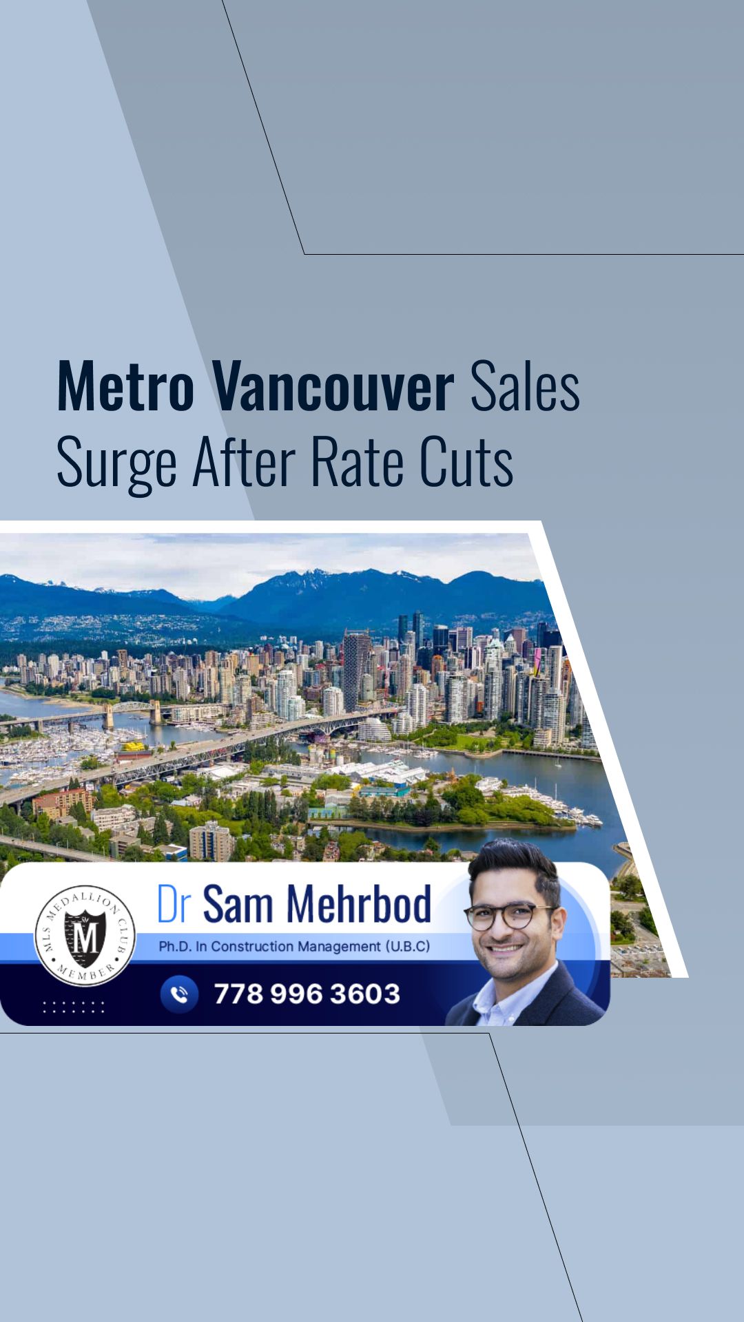 Early-Q4 Sales in Metro Vancouver up 30% After Rate Cuts