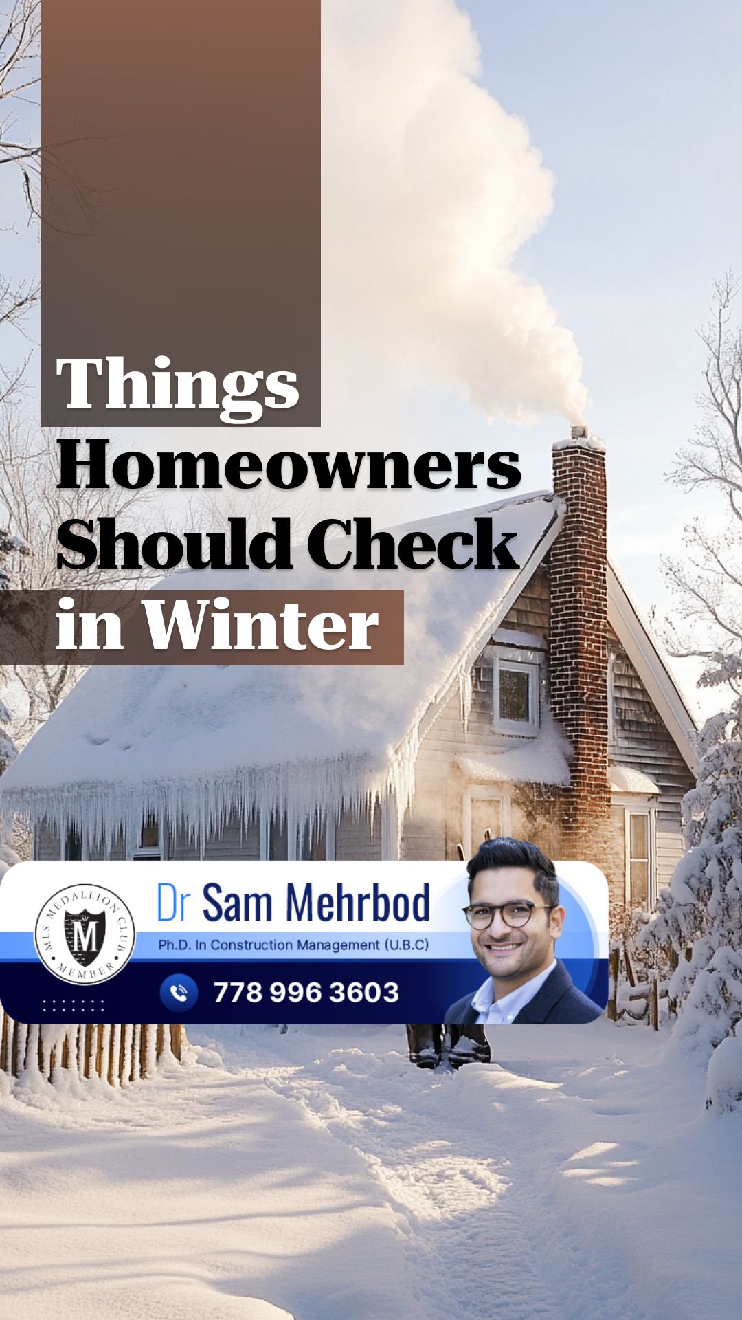 Things Homeowners Should Check in Winter